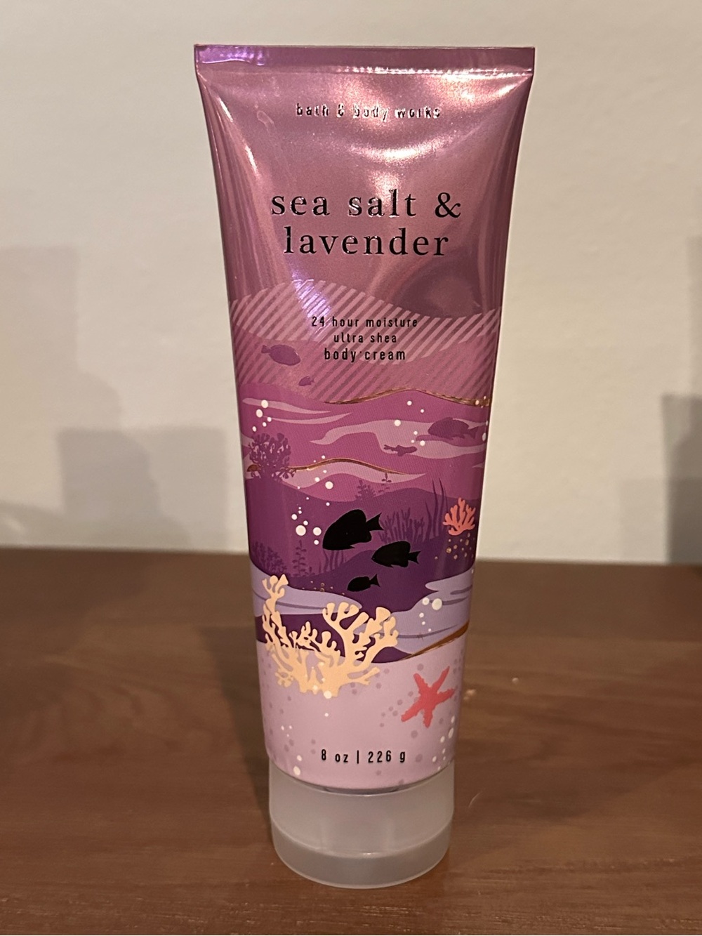 NWT Bath & Body Works Sea Salt & Lavender Ultra Shea Body Cream 8 oz